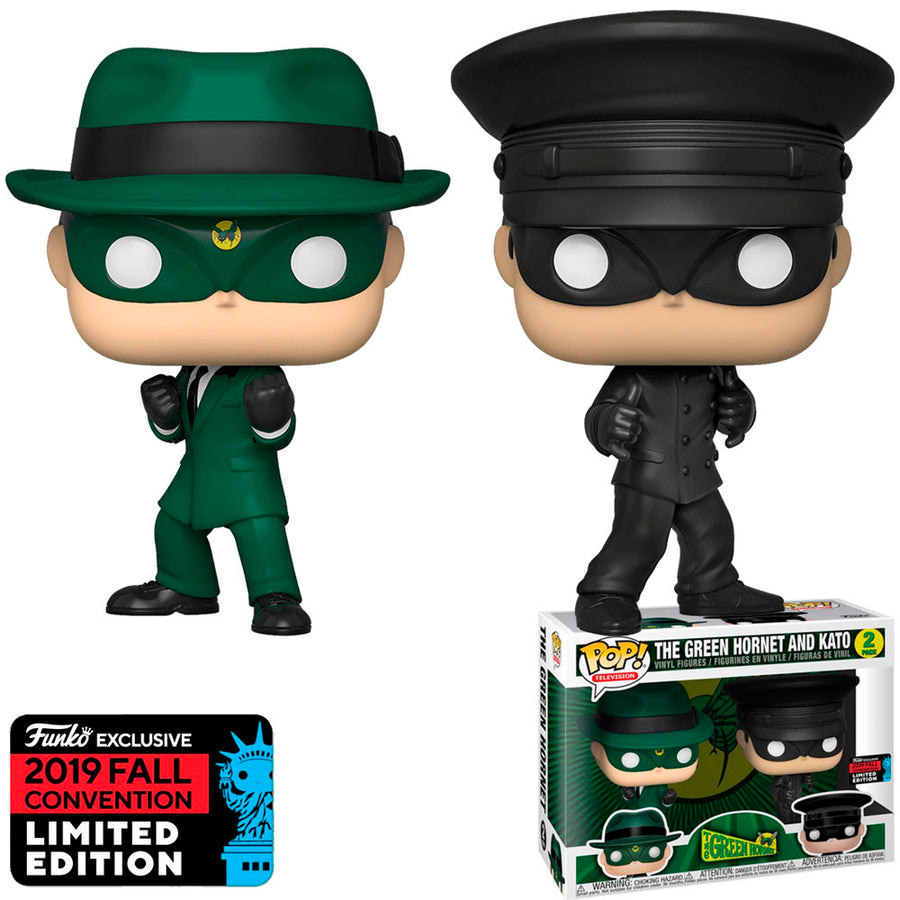 FUNKO POP TELEVISION THE GREEN HORNET EXCLUSIVE NYCC 2019 - THE GREEN HORNET AND KATO 2 PACK BRINDE