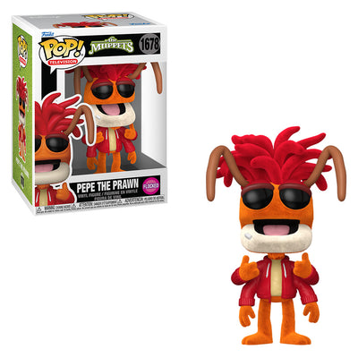 FUNKO POP TELEVISION THE MUPPETS - PEPE THE PRAWN (FLOCKED) 1678