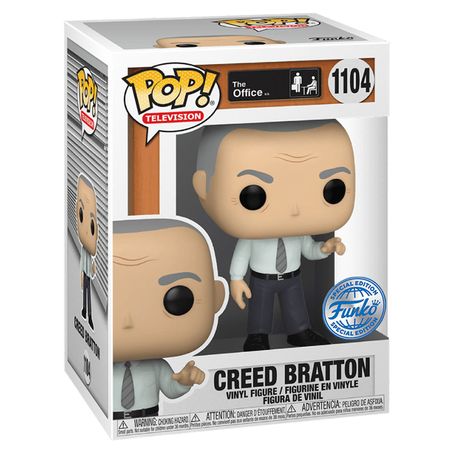 FUNKO POP TELEVISION THE OFFICE EXCLUSIVE - CREED BRATTON 1104