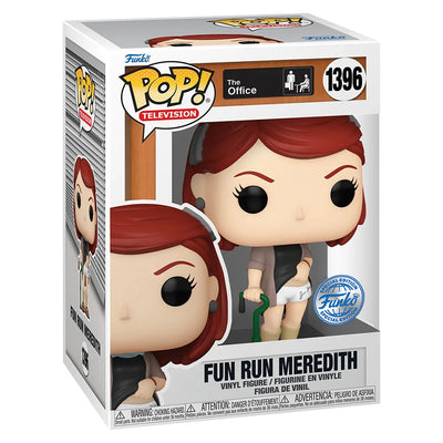 FUNKO POP TELEVISION THE OFFICE EXCLUSIVE - FUN RUN MEREDITH 1396
