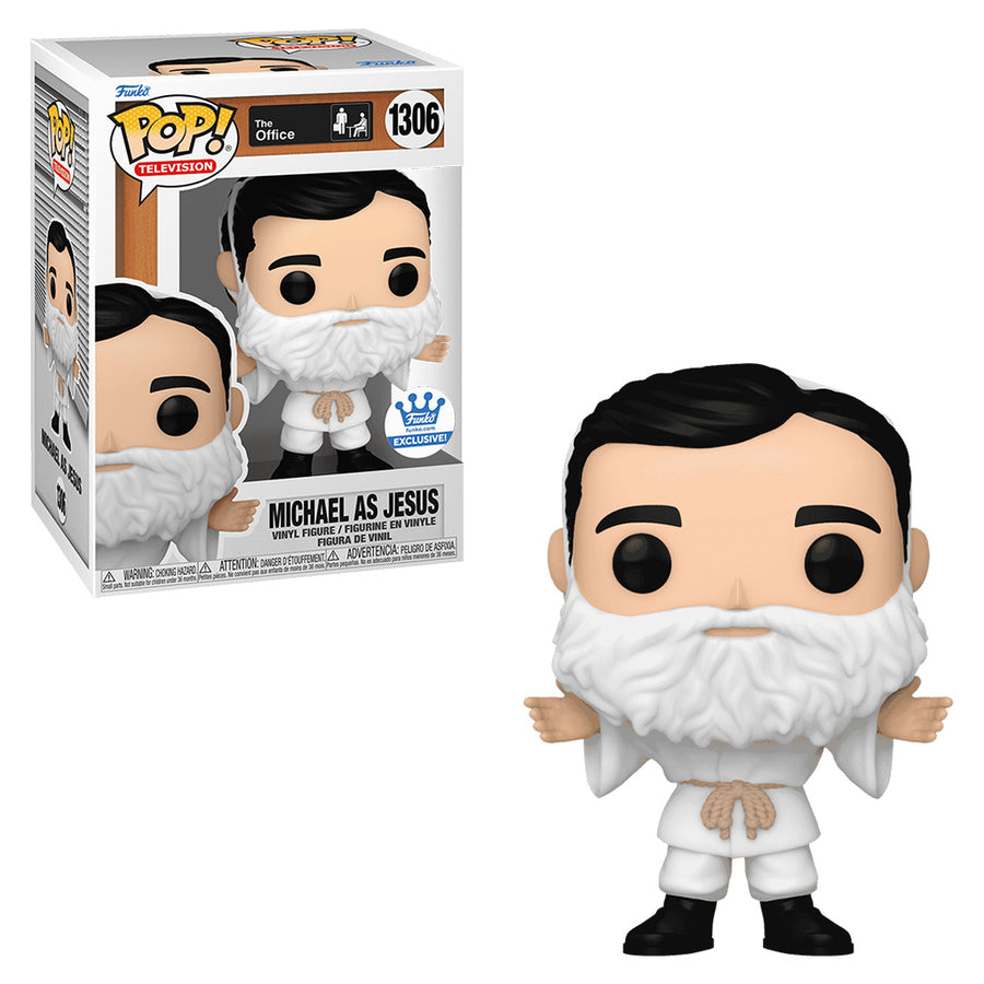 FUNKO POP TELEVISION THE OFFICE EXCLUSIVE - MICHAEL AS JESUS 1306 BRINDE
