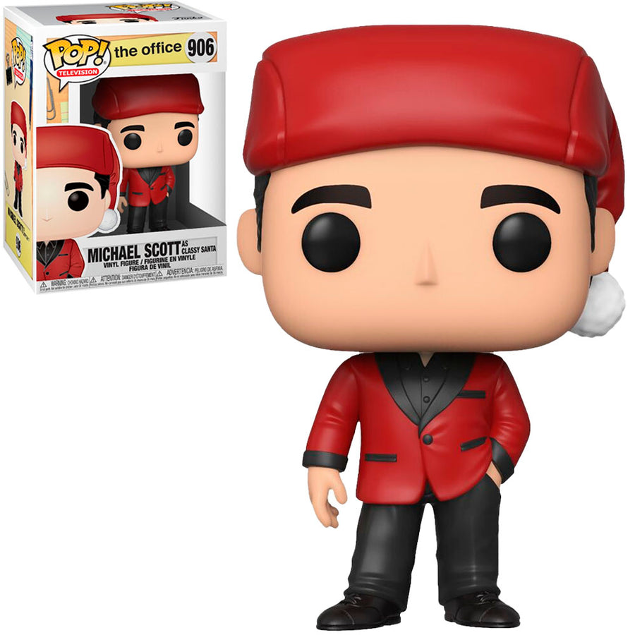 FUNKO POP TELEVISION THE OFFICE - MICHAEL SCOTT AS CLASSY SANTA 906
