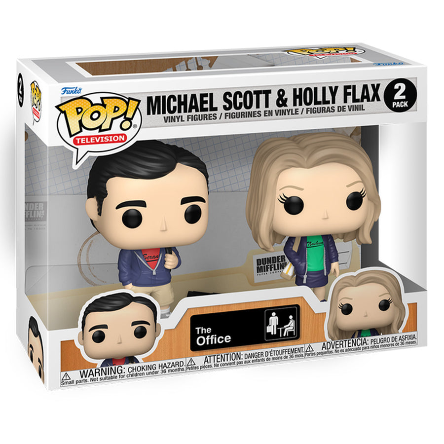 FUNKO POP TELEVISION THE OFFICE - MICHAEL SCOTT & HOLY FLAX 2-PACK (75679)
