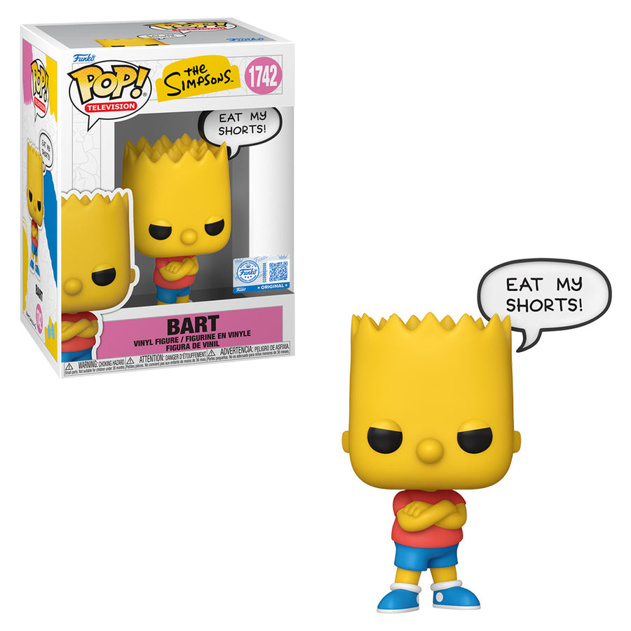 FUNKO POP TELEVISION THE SIMPSONS EXCLUSIVE - BART 1742