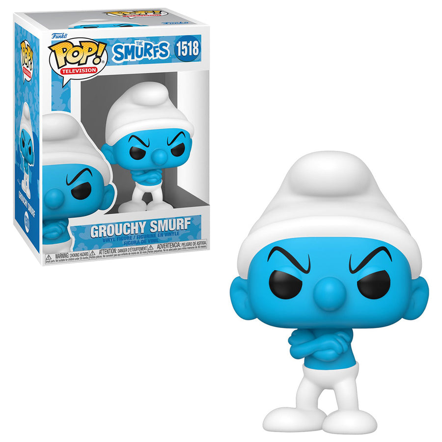 FUNKO POP TELEVISION THE SMURFS - GROUCHY SMURF 1518 BRINDE