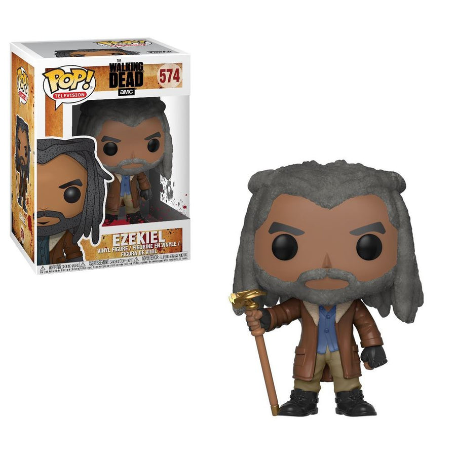 FUNKO POP TELEVISION THE WALKING DEAD - EZEKIEL 574 BRINDE
