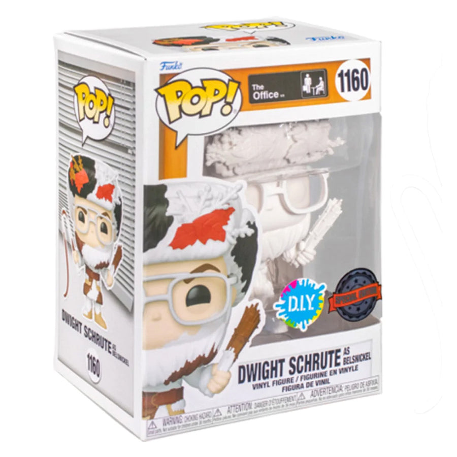 FUNKO POP THE OFFICE EXCLUSIVE - DWIGHT SCHRUTE (AS BELSNICKEL) 1160 (D.I.Y)