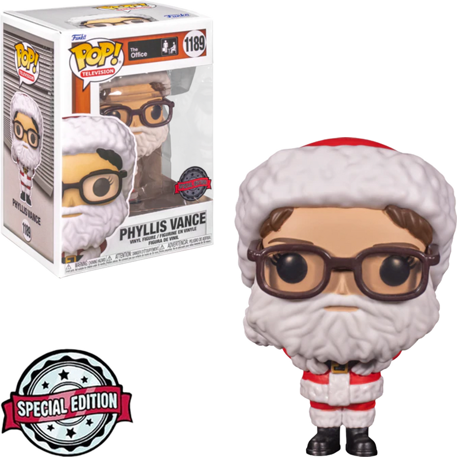 FUNKO POP THE OFFICE EXCLUSIVE - PHYLLIS VANCE 1189 BRINDE