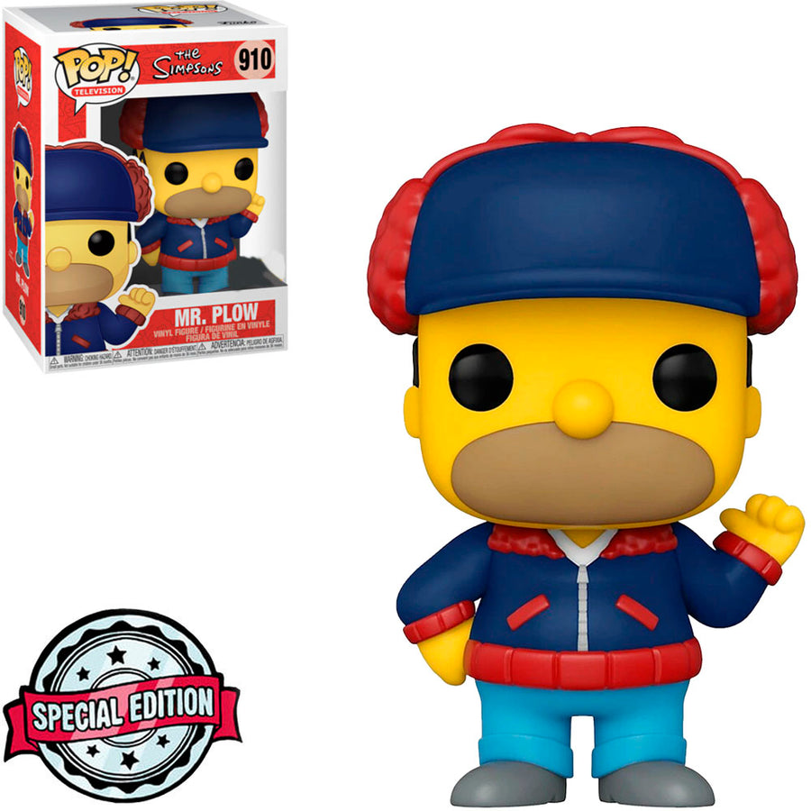FUNKO POP THE SIMPSONS EXCLUSIVE - HOMER MR. PLOW 910 BRINDE