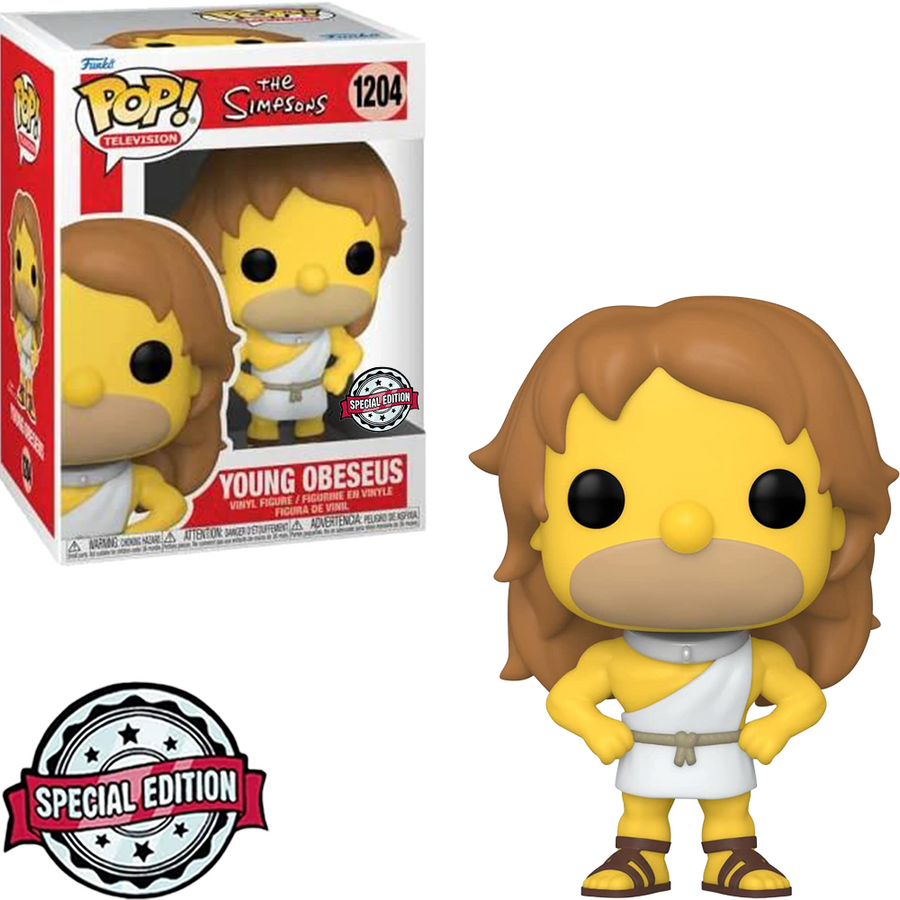 FUNKO POP THE SIMPSONS EXCLUSIVE - YOUNG OBESEUS1204 BRINDE