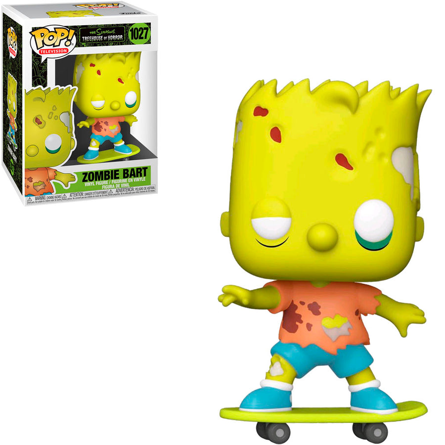 FUNKO POP TELEVISION THE SIMPSONS TREEHOUSE OF HORROR - ZOMBIE BART 1027