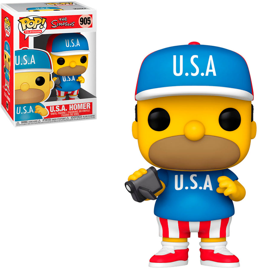 FUNKO POP THE SIMPSONS - U.S.A HOMER 905 BRINDE