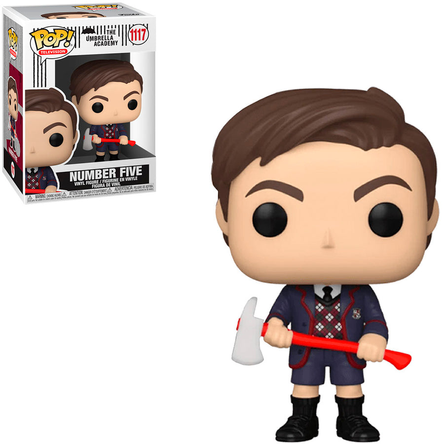 FUNKO POP THE UMBRELLA ACADEMY - NUMBER FIVE 1117 BRINDE