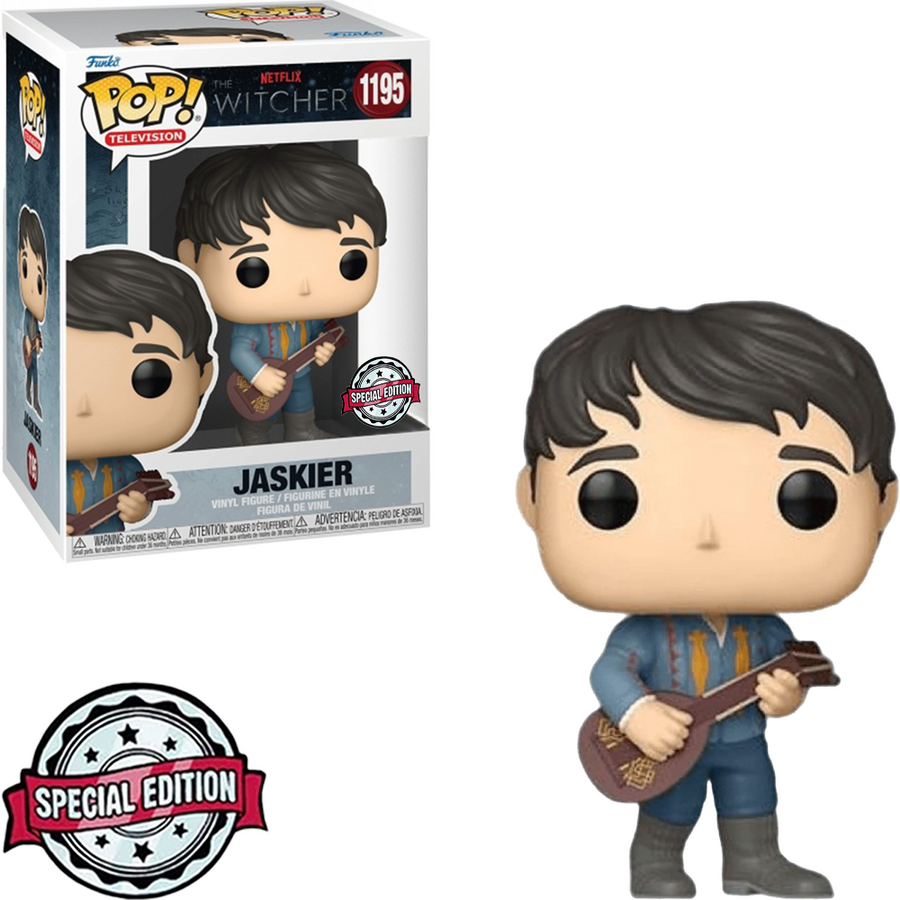 FUNKO POP THE WITCHER EXCLUSIVE - JASKIER 1195 BRINDE