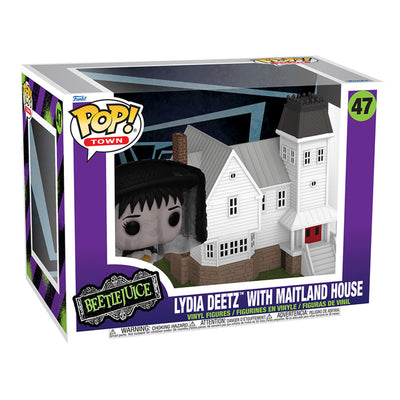 FUNKO POP TOWN BEETLEJUICE - LYDIA DEETZ WITH MAITLAND HOUSE 47