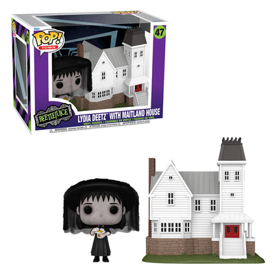 FUNKO POP TOWN BEETLEJUICE - LYDIA DEETZ WITH MAITLAND HOUSE 47
