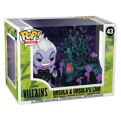 FUNKO POP TOWN DISNEY VILLAINS - URSULA & URSULA'S LAIR 43