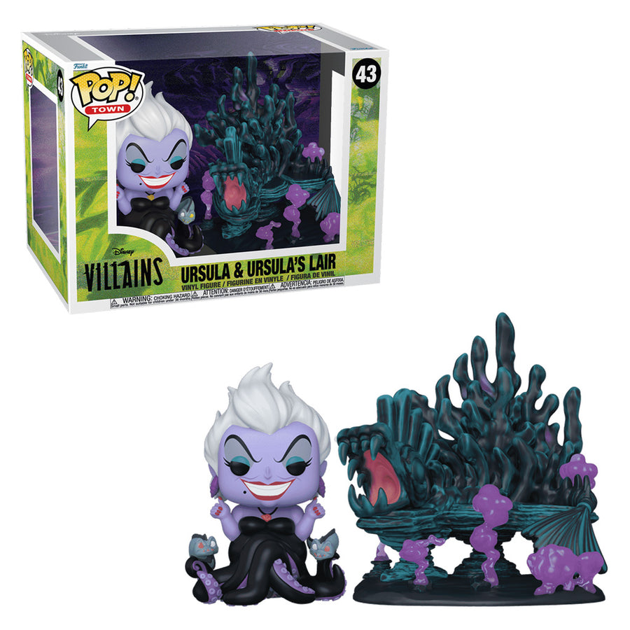 FUNKO POP TOWN DISNEY VILLAINS - URSULA & URSULA'S LAIR 43