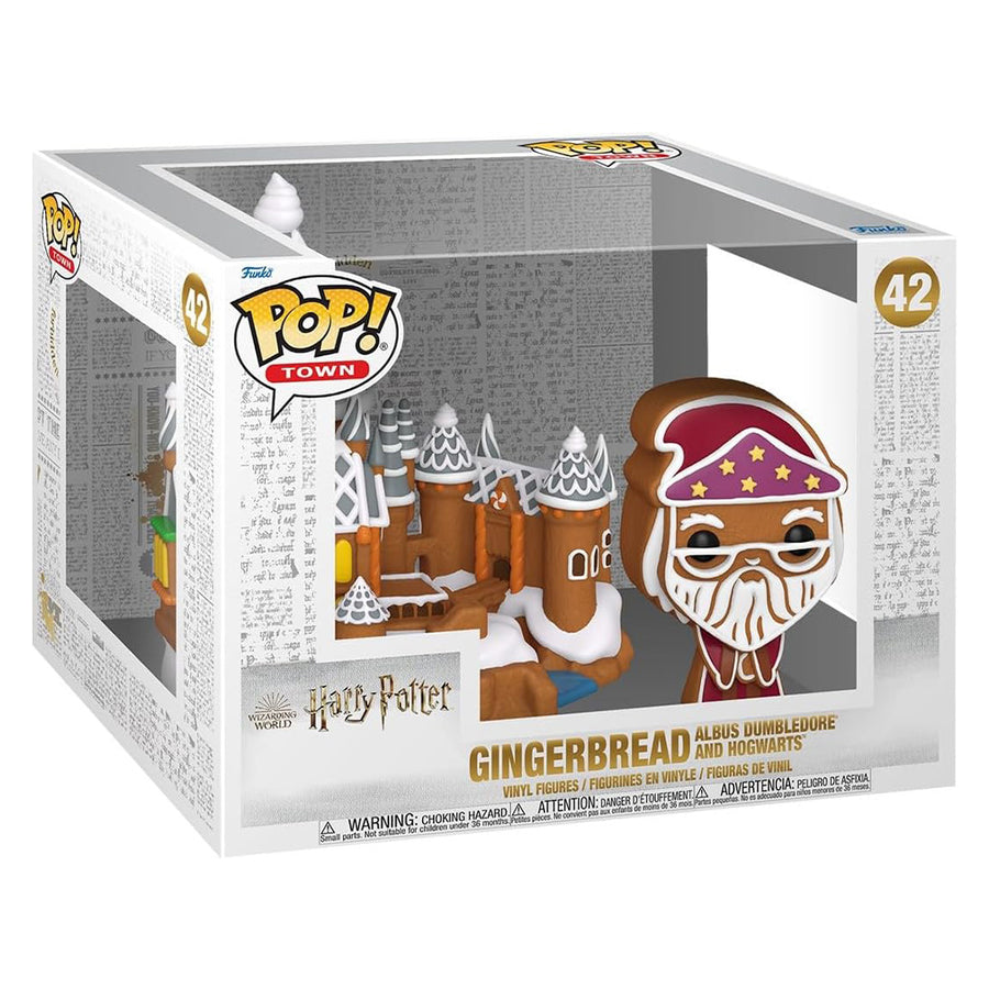 FUNKO POP TOWN HARRY POTTER - ALBUS DUMBLEDORE AND HOGWARTS GINGERBREAD 42