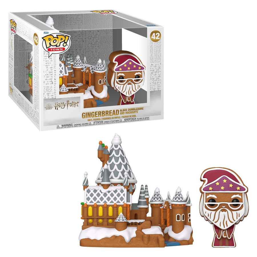 FUNKO POP TOWN HARRY POTTER - ALBUS DUMBLEDORE AND HOGWARTS GINGERBREAD 42