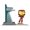 Funko Pop Town Marvel Avengers Exclusive - Avengers Tower & Iron Man 35 (Glows In The Dark)