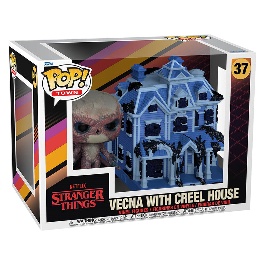 FUNKO POP TOWN STRANGER THINGS S4 - VECNA WITH CREEL HOUSE 37
