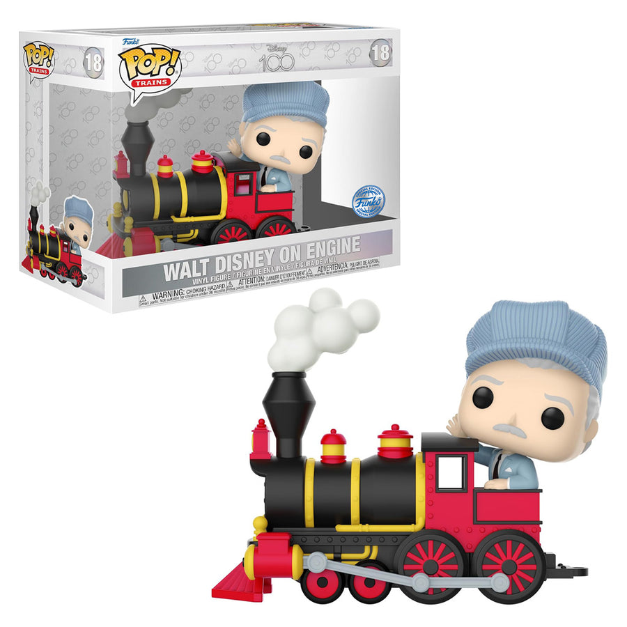 FUNKO POP TRAIN: DISNEY 100 EXCLLUSIVE - WALT DISNEY ON ENGINE 18