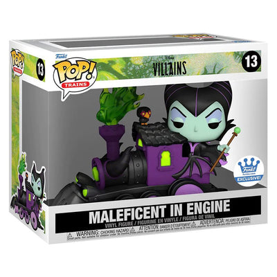 FUNKO POP TRAINS DISNEY VILLAINS EXCLUSIVE - MALEFICENT IN ENGINE 13