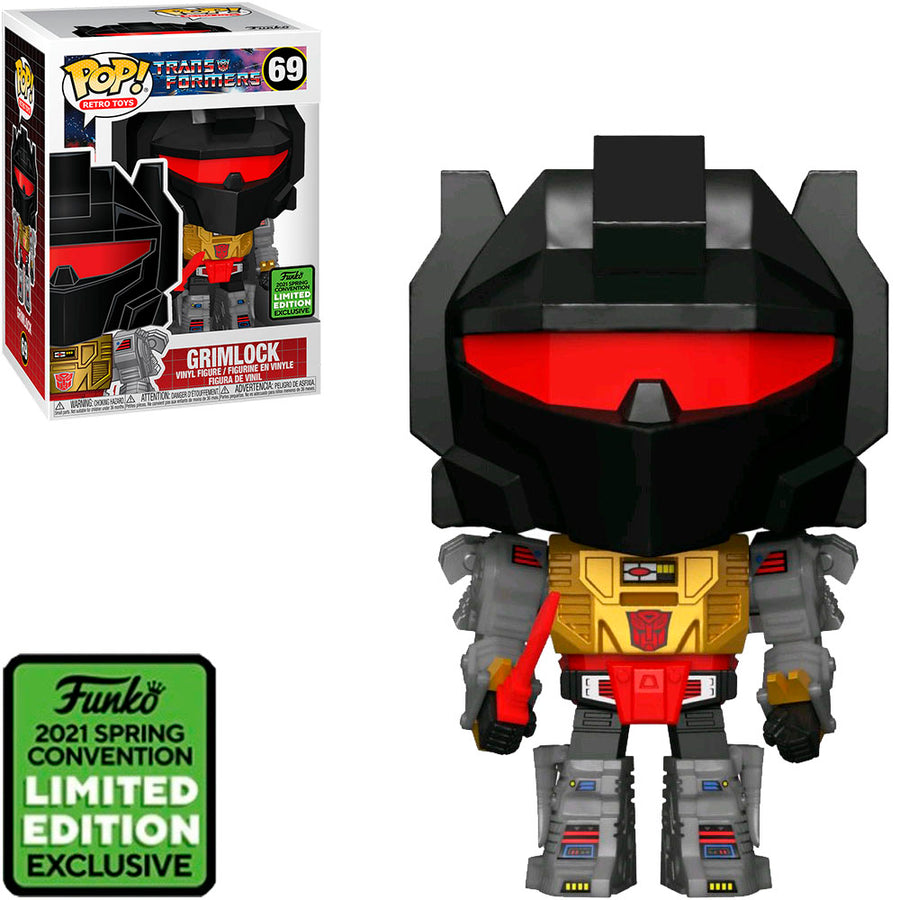 FUNKO POP TRANSFORMERS EXCLUSIVE ECCC 2021 - GRIMLOCK 69 BRINDE