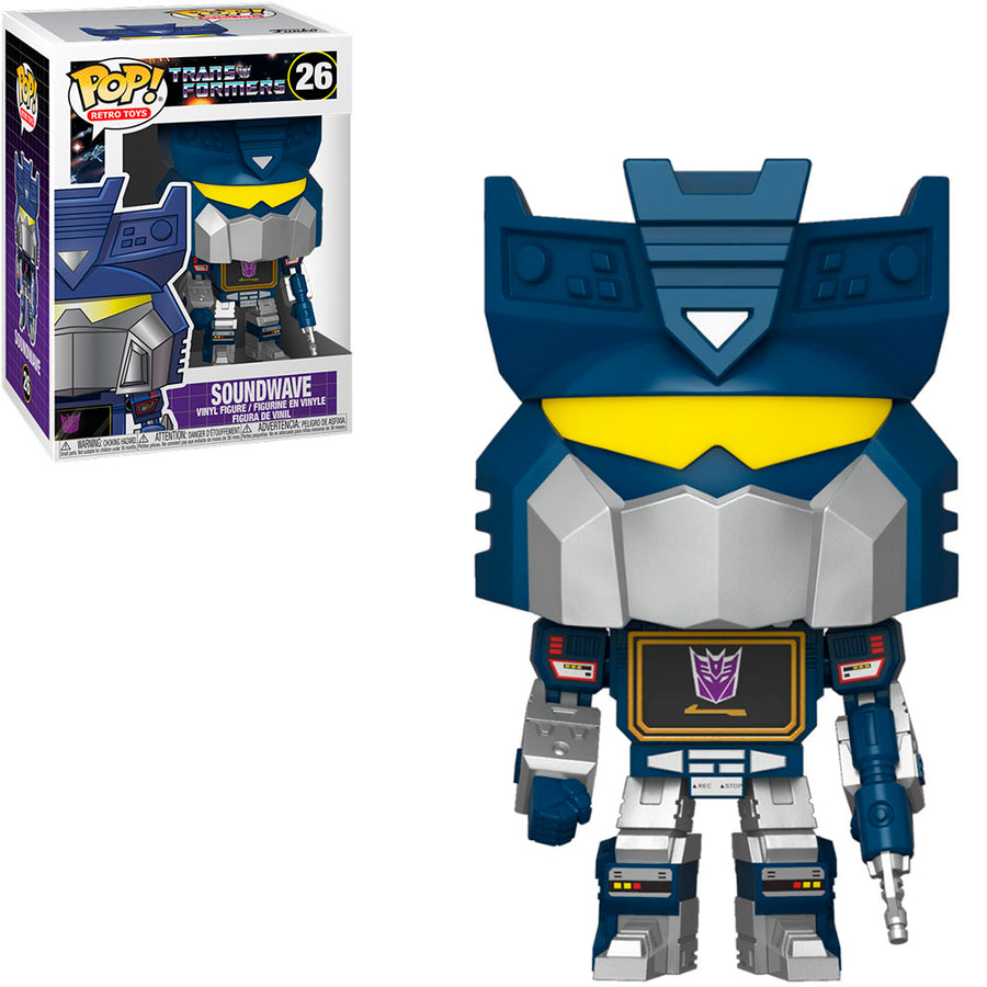 FUNKO POP TRANSFORMERS - SOUNDWAVE 26 BRINDE
