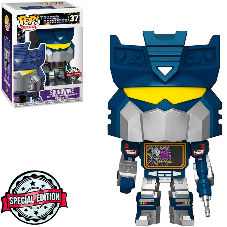 FUNKO POP TRANSFORMERS EXCLUSIVE - SOUNDWAVE 37 BRINDE