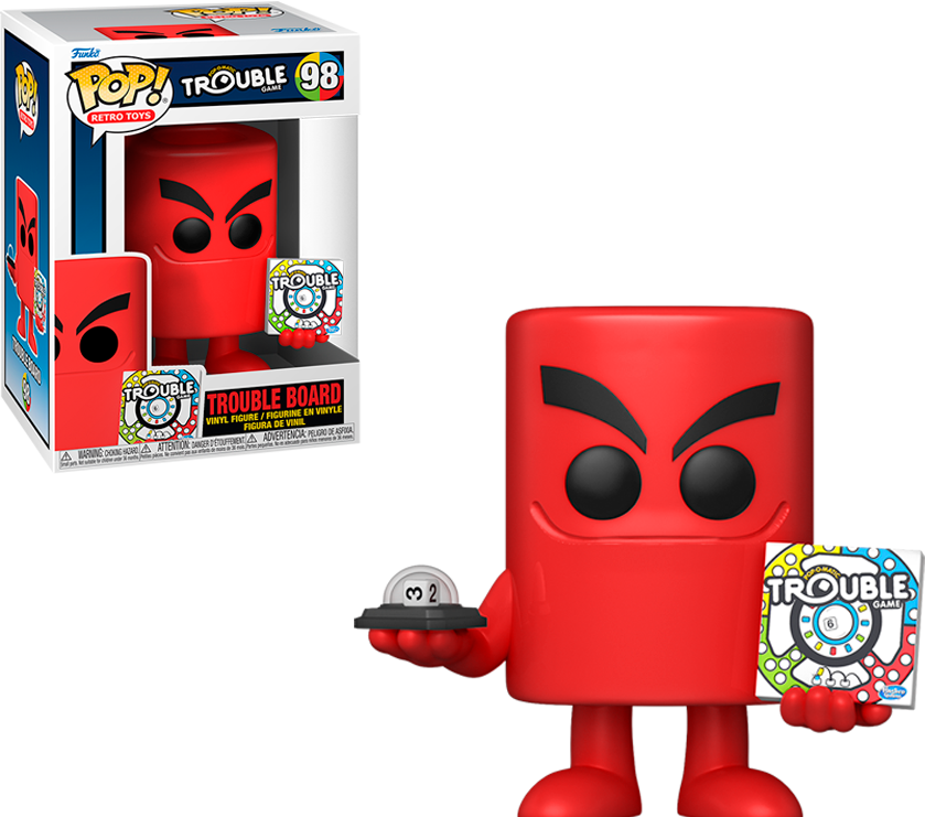 FUNKO POP TROUBLE GAME - TROUBLE BOARD 98 BRINDE