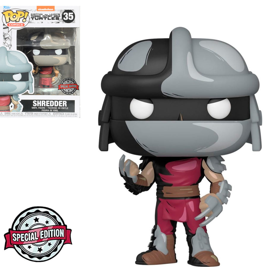 FUNKO POP TURTLES NINJA (1984) EXCLUSIVE - SHREDDER 35 BRINDE
