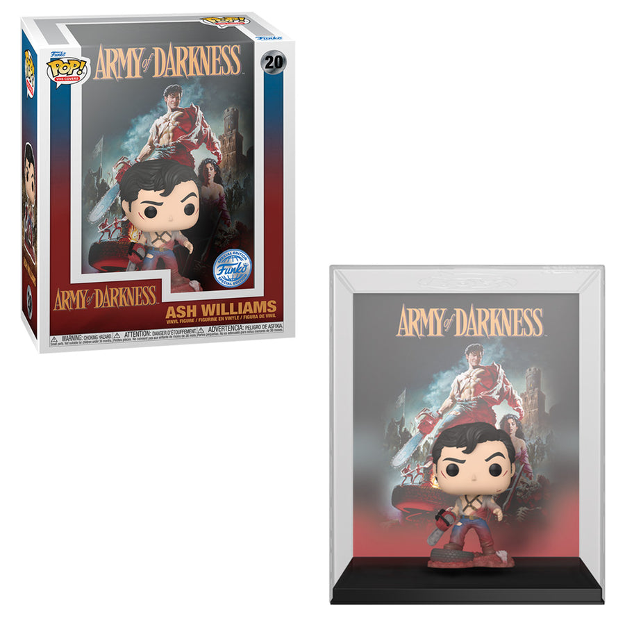 FUNKO POP VHS COVERS ARMY OF DARKNESS EXCLUSIVE - ASH WILLIAMS 20 (81948) BRINDE