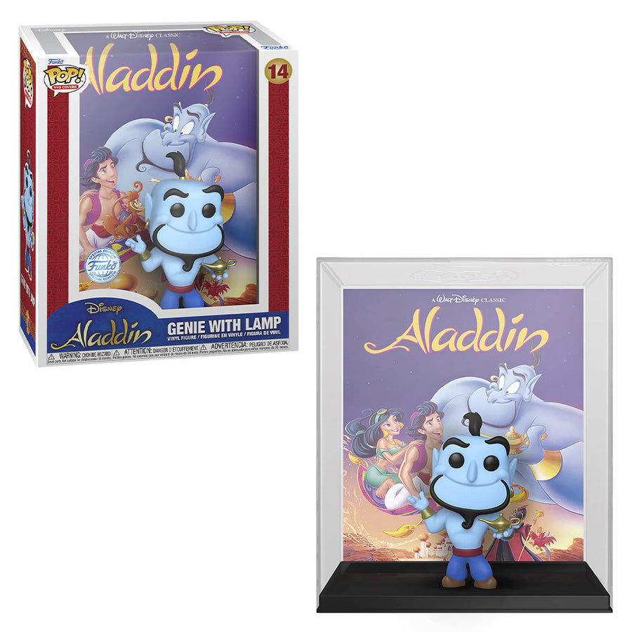FUNKO POP VHS COVERS DISNEY ALADDIN - GENIE WITH LAMP 14 (63273) BRINDE
