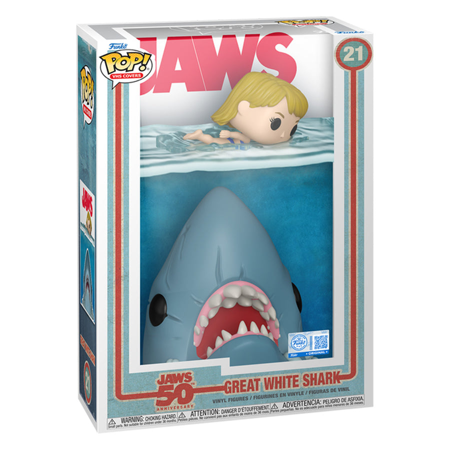 FUNKO POP VHS COVERS JAWS EXCLUSIVE - GREAT WHITE SHARK 21