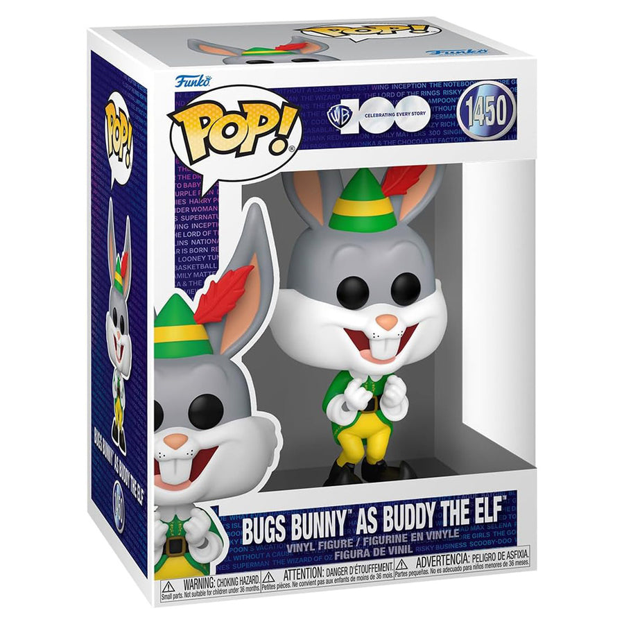 FUNKO POP WARNER BROS 100TH - BUGS BUNNY AS BUDDY THE ELF 1450