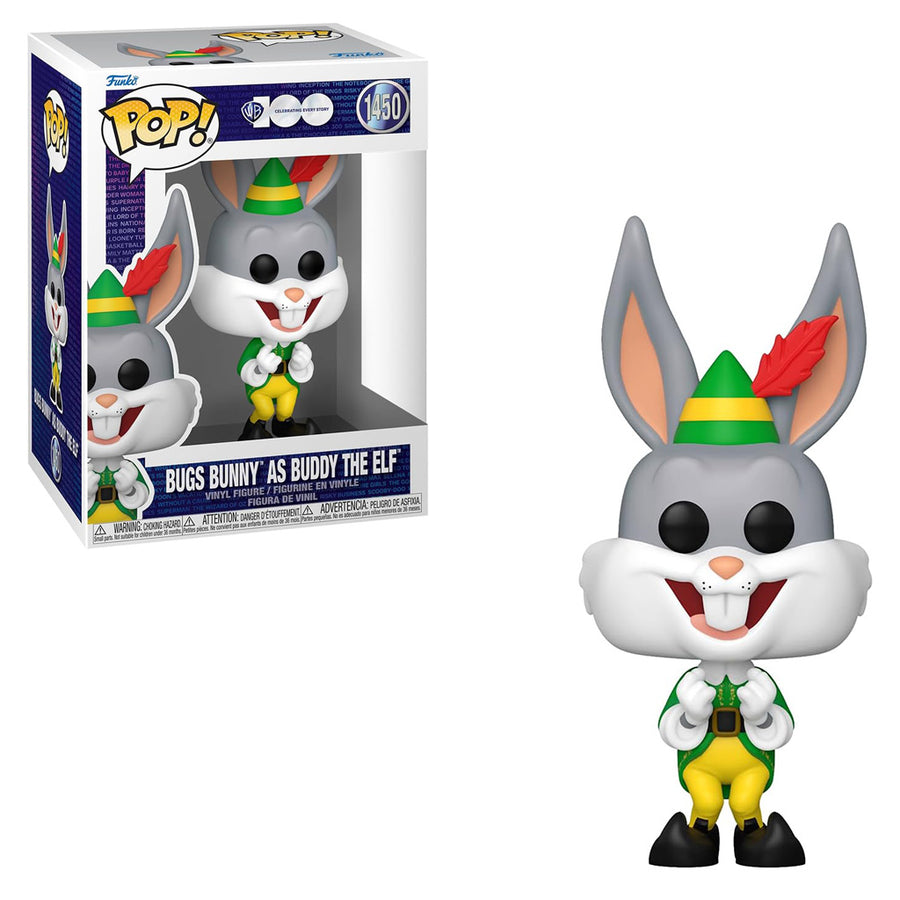 FUNKO POP WARNER BROS 100TH - BUGS BUNNY AS BUDDY THE ELF 1450 BRINDE