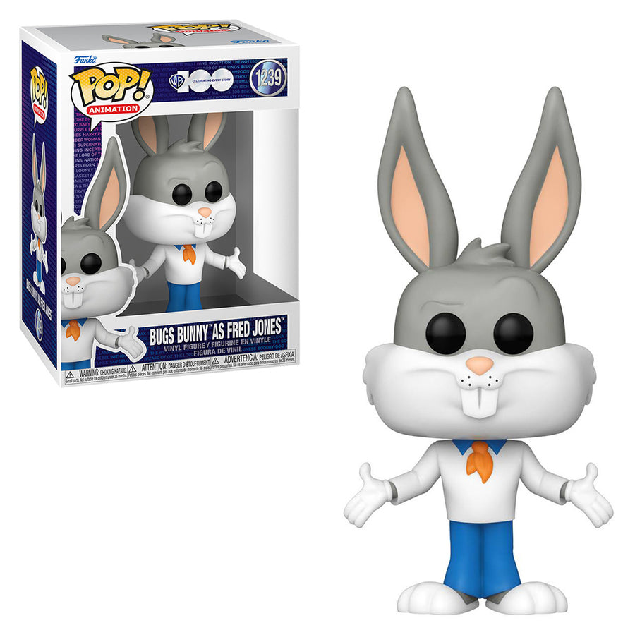 FUNKO POP WARNER BROS 100TH HANNA BARBERA - Bugs Bunny as Fred Jones 1239 BRINDE