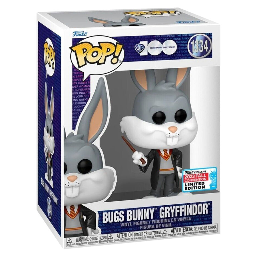FUNKO POP WARNER BROS 100TH NEW YORK COMIC CON 2023 - BUGS BUNNY GRYFFINDOR 1334