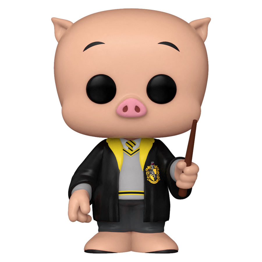 FUNKO POP WARNER BROS 100TH NEW YORK COMIC CON 2023 - PORKY PIG HUFFLEPUFF 1337