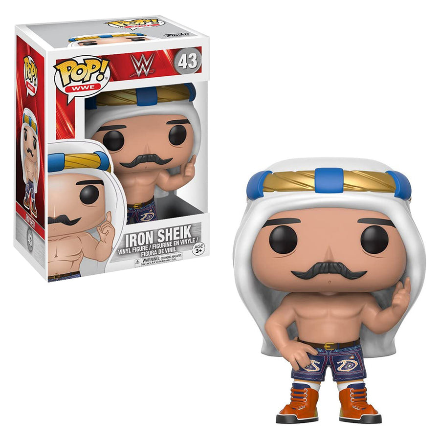 FUNKO POP WWE - IRON SHEIK 43 BRINDE
