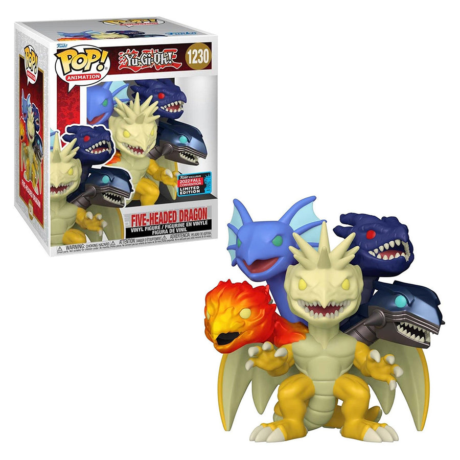 FUNKO POP YU-GI-OH 25TH - FIVE-HEADED DRAGON 1230 BRINDE
