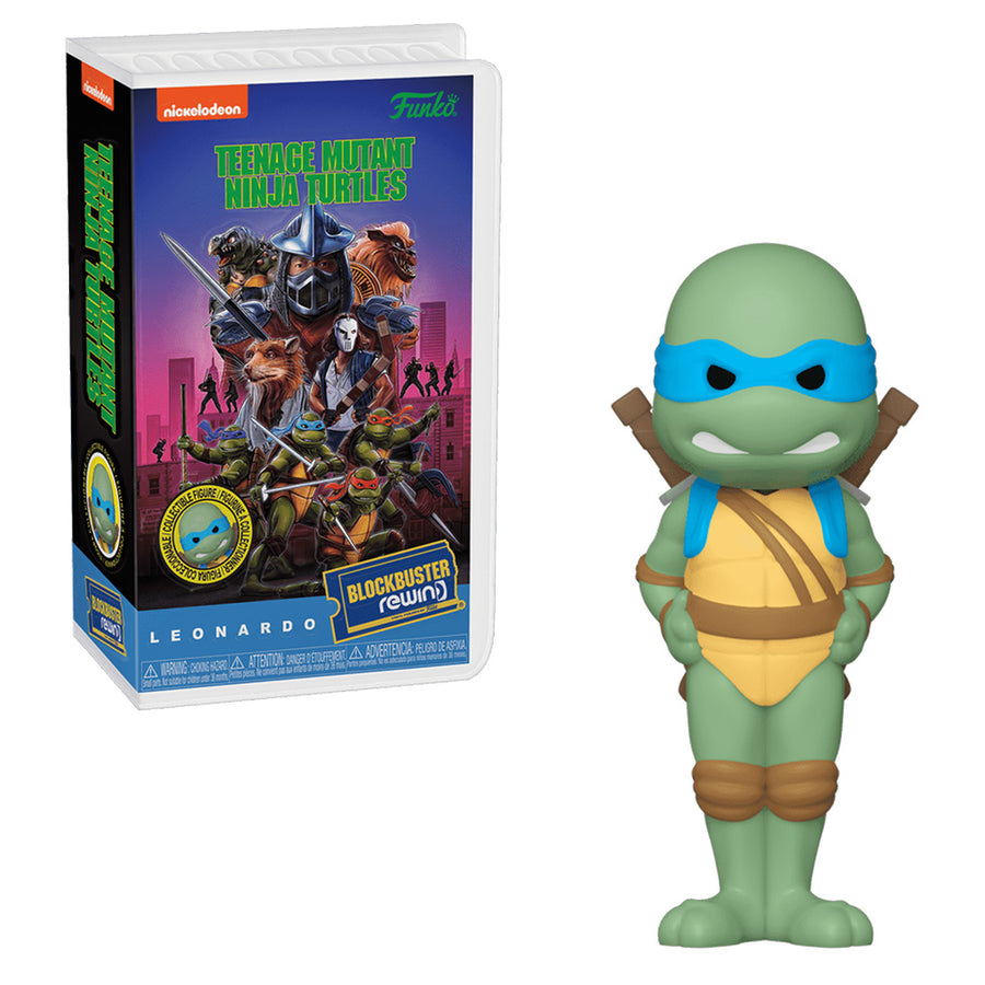 FUNKO REWIND TEENAGE MUTANT NINJA TURTLES - LEONARDO (70990) BRINDE