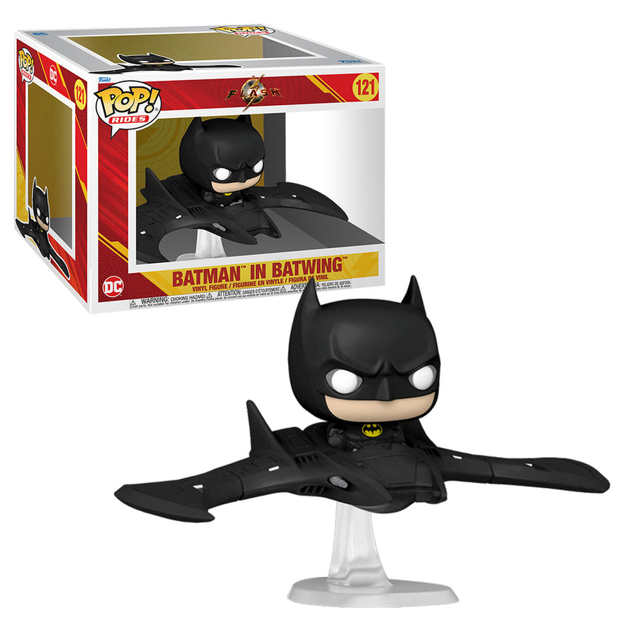 FUNKO RIDES POP THE FLASH MOVIE - BATMAN IN BATWING 121 BRINDE
