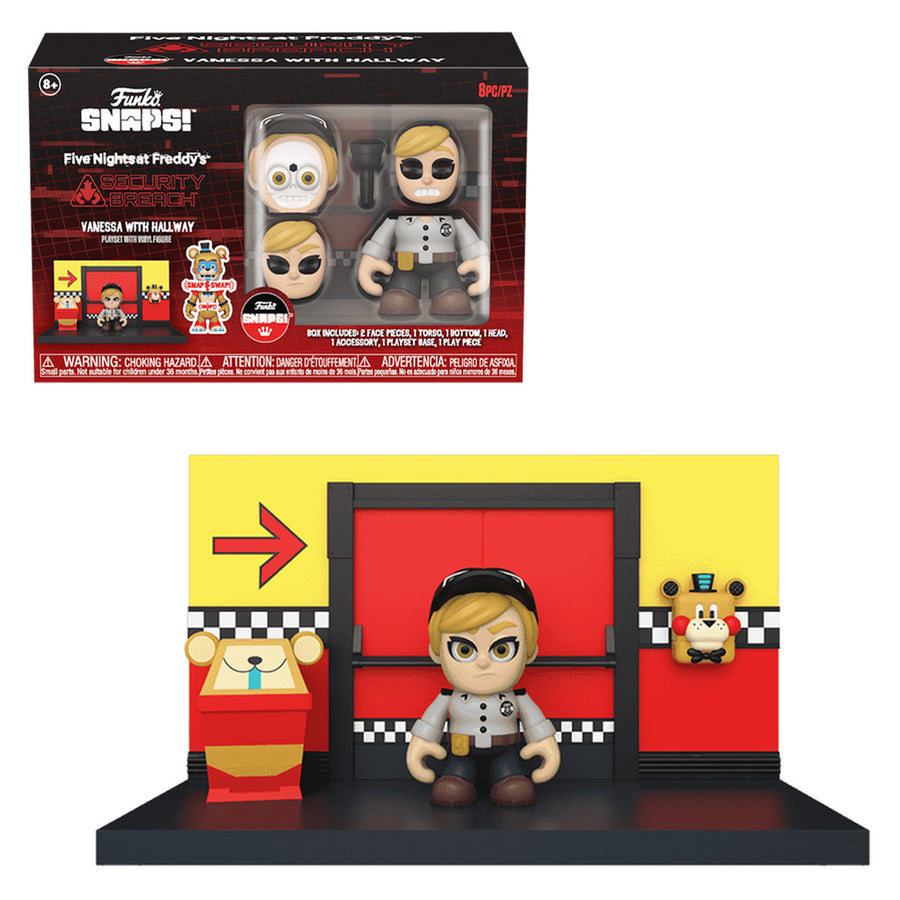 FUNKO SNAPS! FIVE NIGHTS AT FREDDYS - VANESSA WITH HALLWAY PLAYSET BRINDE