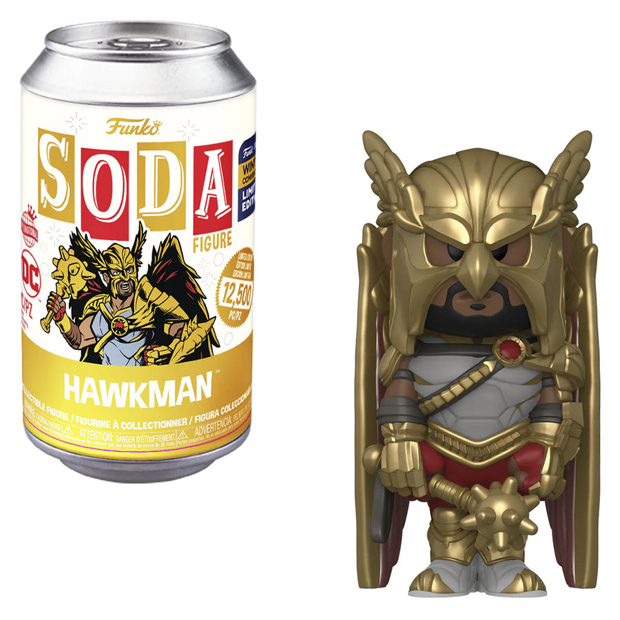 FUNKO SODA DC BLACK ADAM WINTER CONVENTION 2022 - HAWKMAN 65345