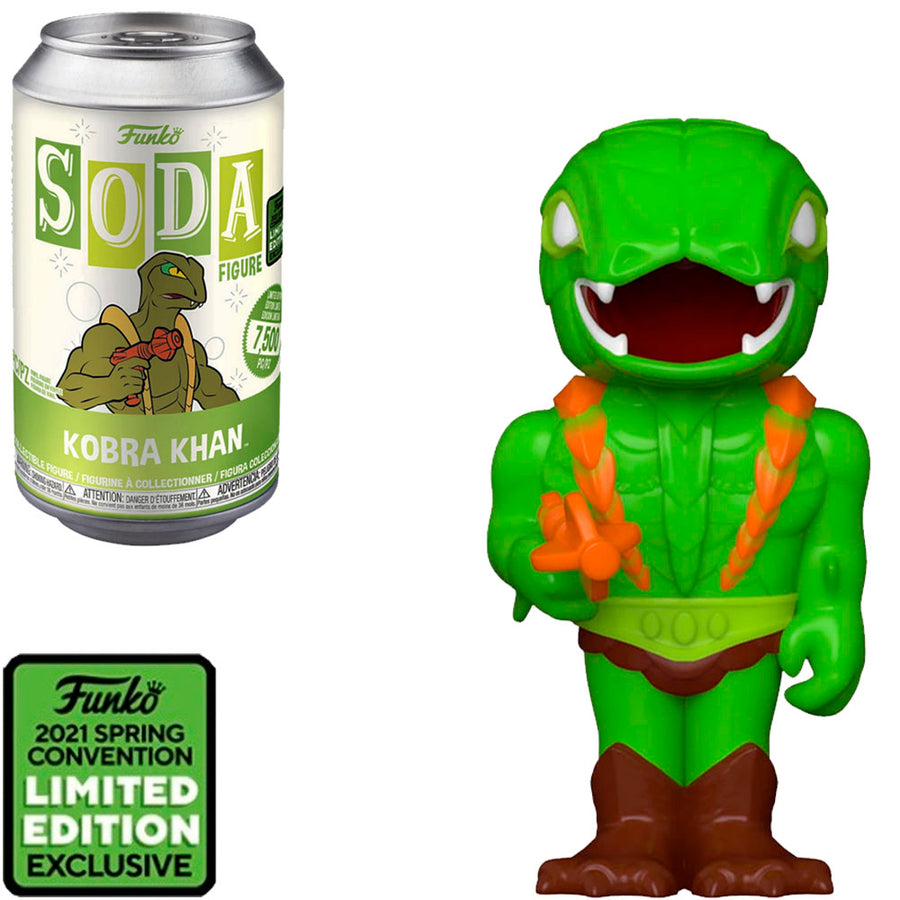 FUNKO SODA MASTERS OF THE UNIVERSE EXCLUSIVE ECCC 2021 - KOBRA KHAN BRINDE