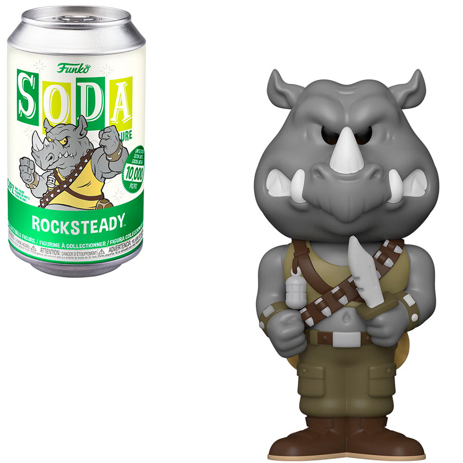 FUNKO SODA TEENAGE MUTANT NINJA TURTLES - ROCKSTEADY BRINDE