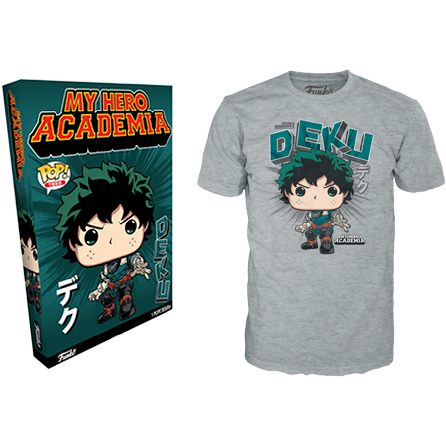 FUNKO TEES MY HERO ACADEMIA - DEKU *SM* 63821 BRINDE